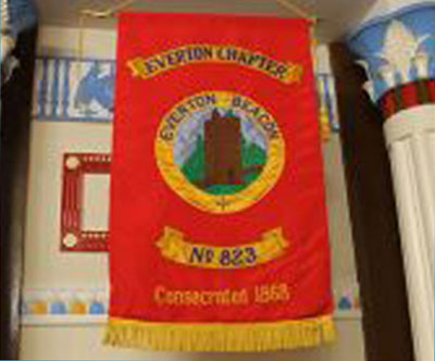 Everton Chapter banner.