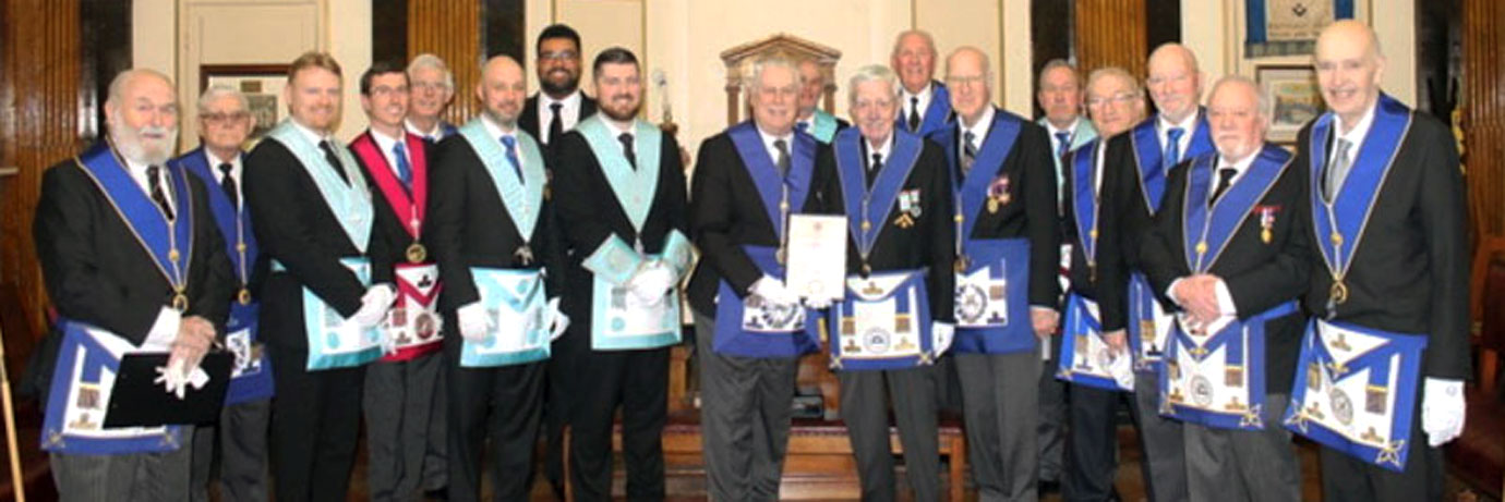 Brethren of Temple Lodge.