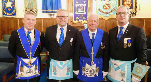 Pictured from left to right, are: Chris Gray, Steve Leonard, Stewart Cranage and Nick Collinge.