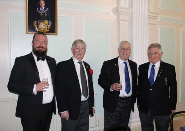 Pictured from left to right, are: Stuart Kidd, Bill Cullshaw, Dave Johnson and Joseph Williams.