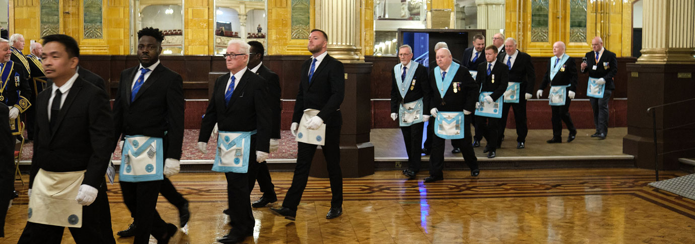 Light blues parade in.