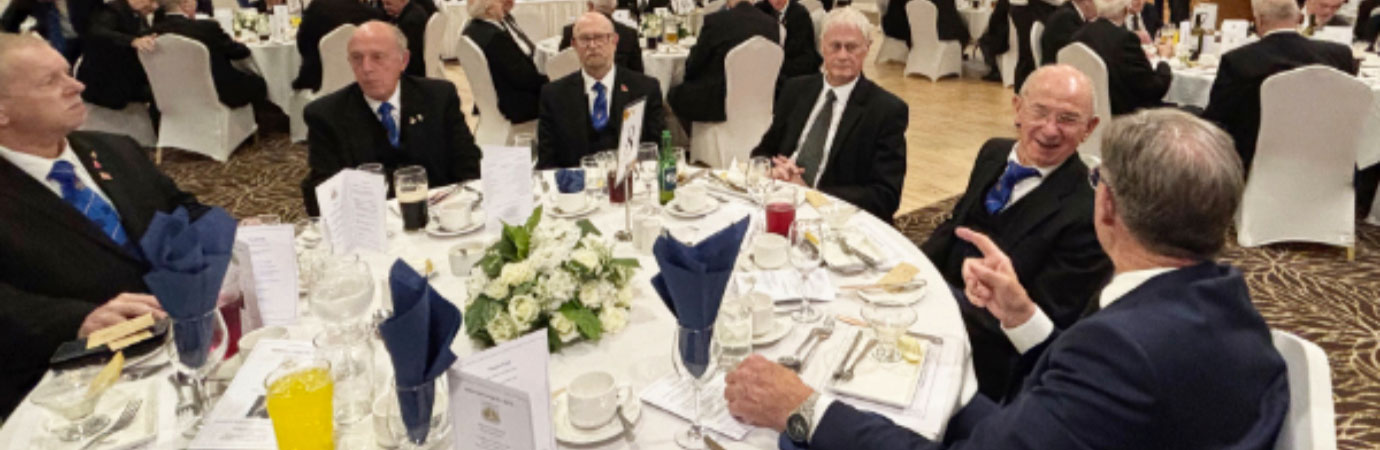 Brethren attending the festive board.