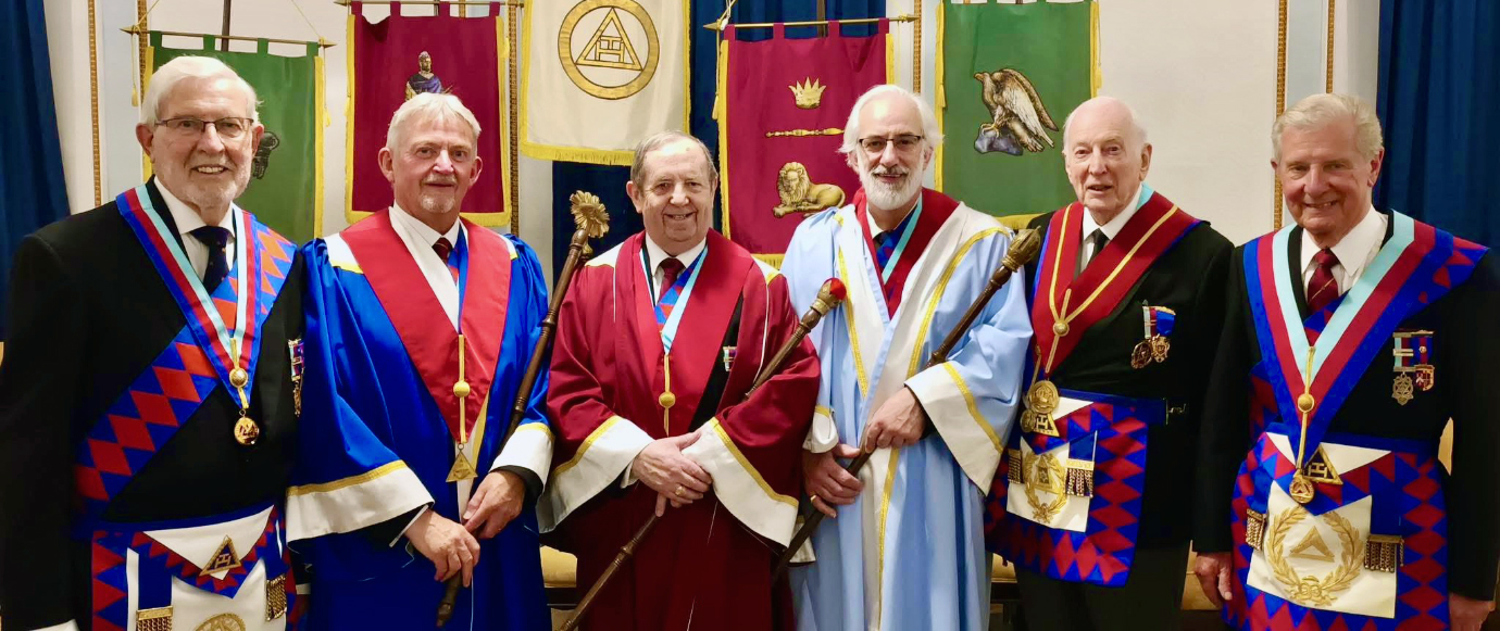 Pictured from left to right, are: John Chesters, Ian Stirling, John Turpin, Gordon Ivett, Peter Greathead and Stuart Thornber.