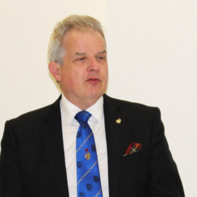 Stuart Boyd responds to his toast.