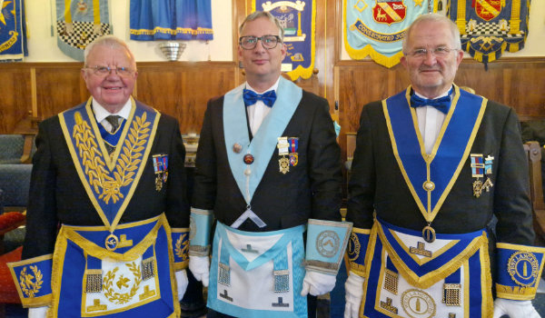 Pictured from left to right, are: Keith Kemp, Nick Collinge and Dennis Laird.