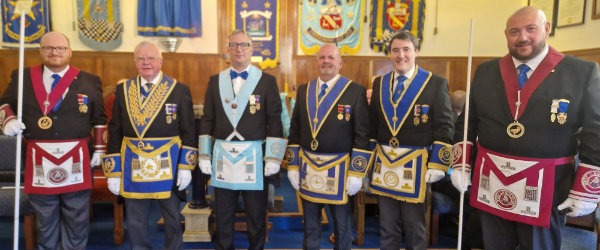 Pictured from left to right, are: Stephen Renney, Keith Kemp, Nick Collinge, Kevin Rigg, Mick Southern and Ryan Mangnall.
