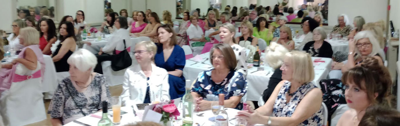 Fashion show attendees.