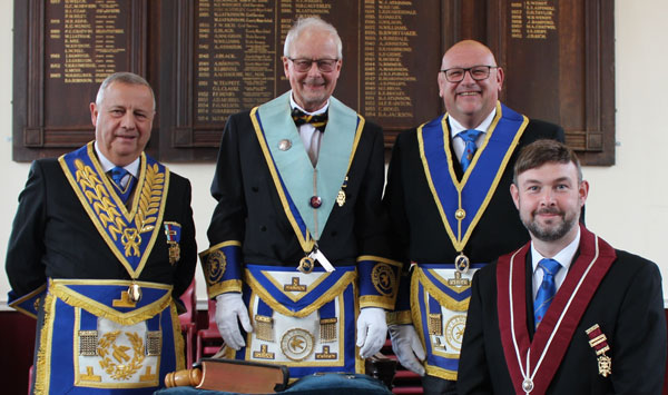 Pictured from left to right, are: Peter Lockett, Trevor Partington, Dave Bishop and Paul Wharton-Hardman. Pictured from left to right, are: Peter Lockett, Trevor Partington, Dave Bishop and Paul Wharton-Hardman.