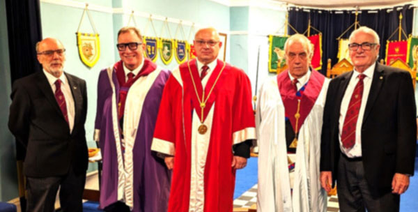 Pictured from left to right, are: David Case, Shaun Brookhouse, Darren Gregory, Steve Botrill and Patrick Walsh.