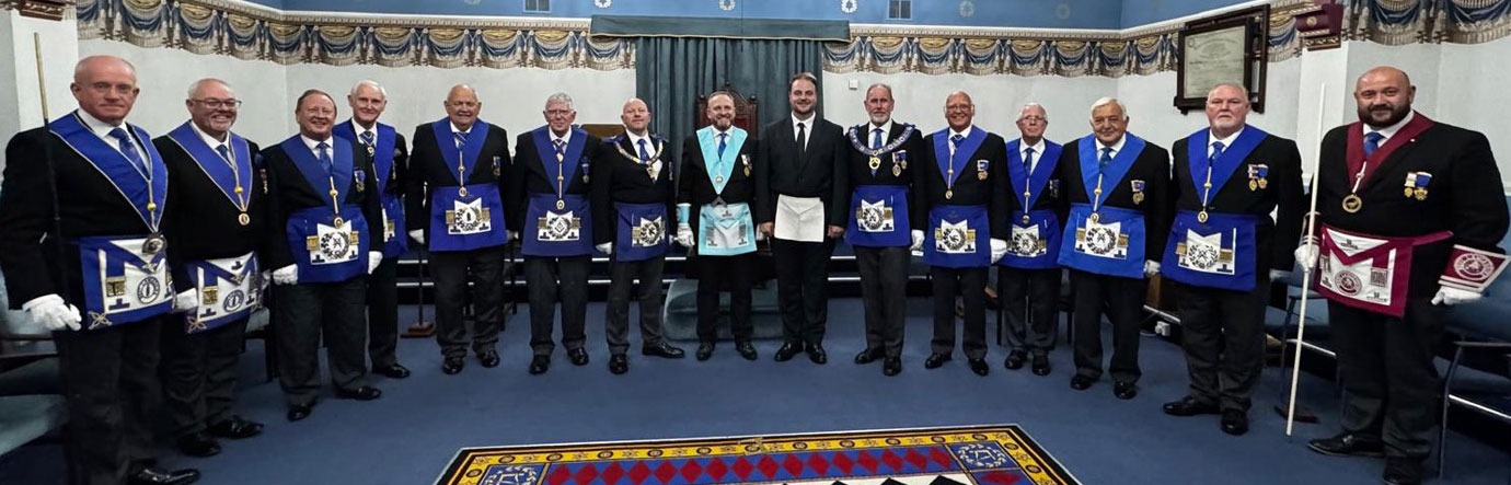 Chris Hughes with grand, Provincial grand and Acting Provincial grand officers. Chris Hughes with grand, Provincial grand and Acting Provincial grand officers.