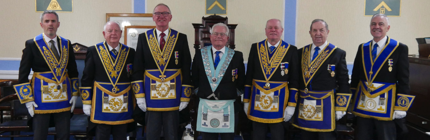 Pictured from left to right, are: David Edwards, Harry Cox, John Robbie Porter, Bob Bennett, Duncan Smith, John Turpin and Stephen Jelly.