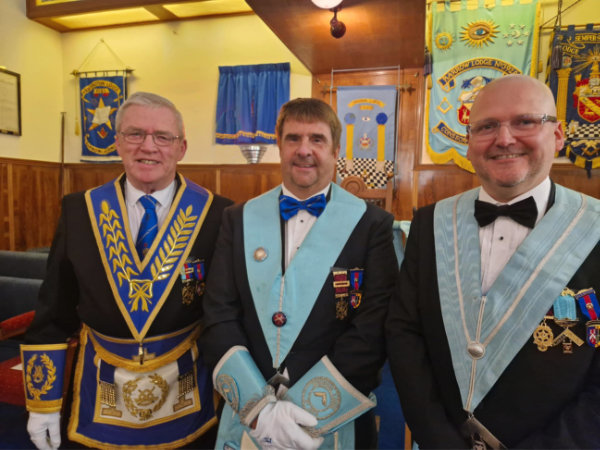 Pictured from left to right, are: Phil Preston, Gary Gibson (WM) and Paul Musgrave. Pictured from left to right, are: Phil Preston, Gary Gibson (WM) and Paul Musgrave.