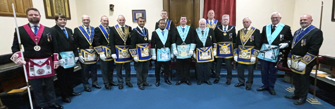 Pictured from left to right, are: Lee Fisher, Connor Isted, Ian Hallett, Andy McClements, Paul Thornton, David Thomas, Renz Bosito, Chris Larder, Kevin Isted, Alan Dean, Dan Crossley, Peter Schofield, Keith Kemp, Tom Shankland and Kevin Rigg.