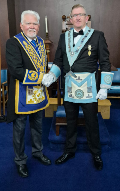 Pictured are: David Randerson (left) and Phil Drake.