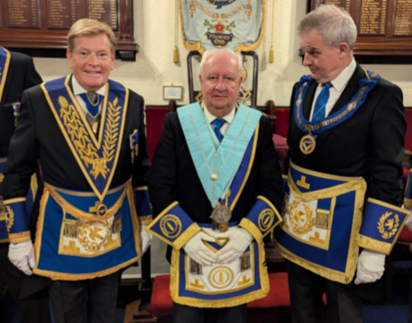 Pictured from left to right, are: Kevin Poynton, John Starky and Stuart Sutherland Boyd.