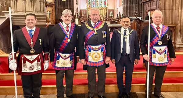Pictured from left to right, are: Tony Shadwell, John Tyrer, Mark Matthews, Mo Hussain and Barry Corcoran. Pictured from left to right, are: Tony Shadwell, John Tyrer, Mark Matthews, Mo Hussain and Barry Corcoran.