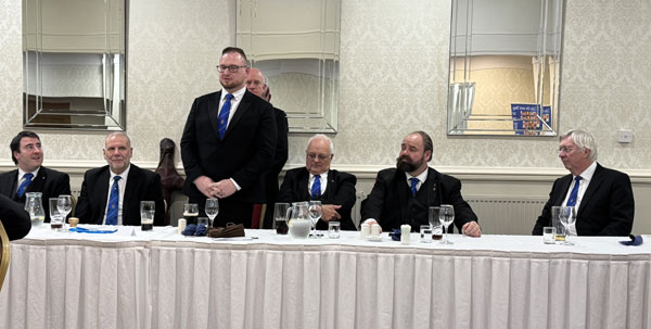 Jonny Edwards responds to the Light Blue toast