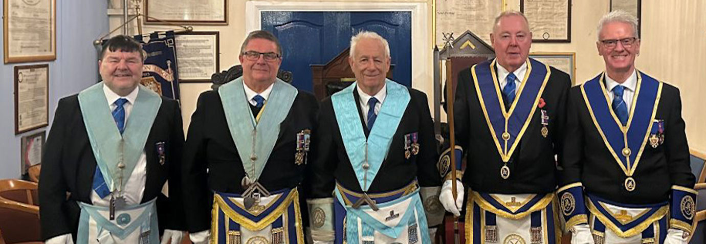 Pictured from left to right; are: George Anderson, John Jackson, Stewart Cranage, Geoff Bell and Gary Nicholson. Pictured from left to right; are: George Anderson, John Jackson, Stewart Cranage, Geoff Bell and Gary Nicholson.