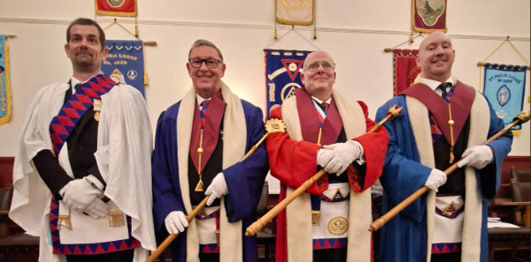 Pictured from left to right, are: Christopher Edwards, David Douglas, Alan Routledge and Darren Fulton.