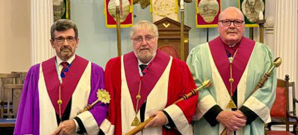 Pictured from left to right, are the three principals: Gratten Williams, Peter Whalley and Chris Gleave.