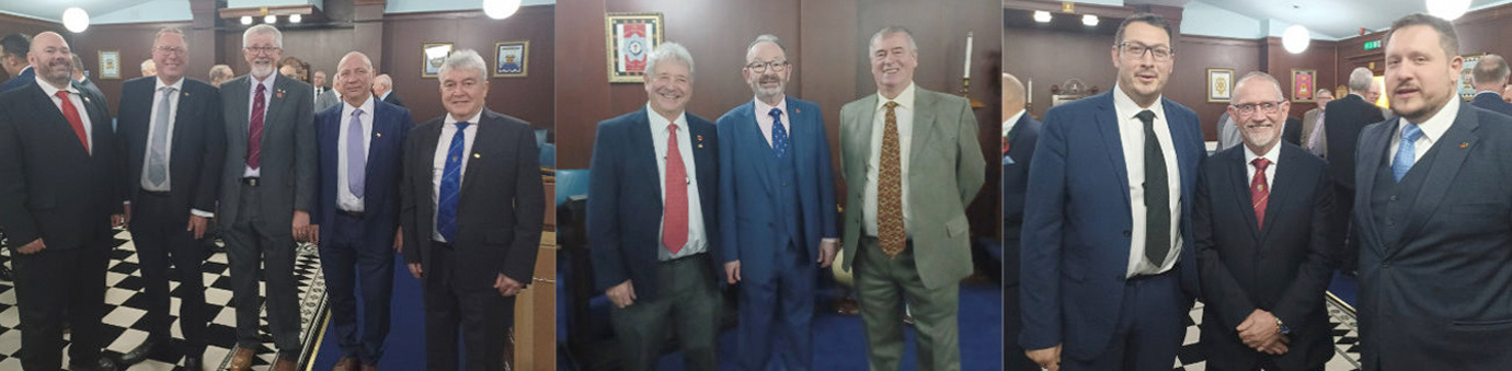 Pictured left from left to right, are: Mark Mallinson, Andy Greenlees, David Barr, Chris Hardingham and Alex Tomlinson. Pictured centre from left to right, are: Keith Carter, Paul Smedley and Peter Robinson. Pictured right from left to right, are: Gavin Egan, Geoff Diggles and Adam Simpson.