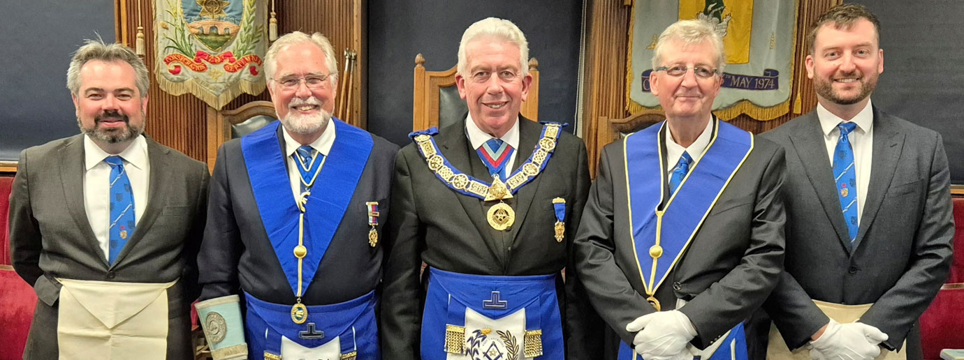 Pictured from left to right, are: Chris Gardner, Phil Gardner, Mark Matthews, Ian Douglass and Joe Douglass.