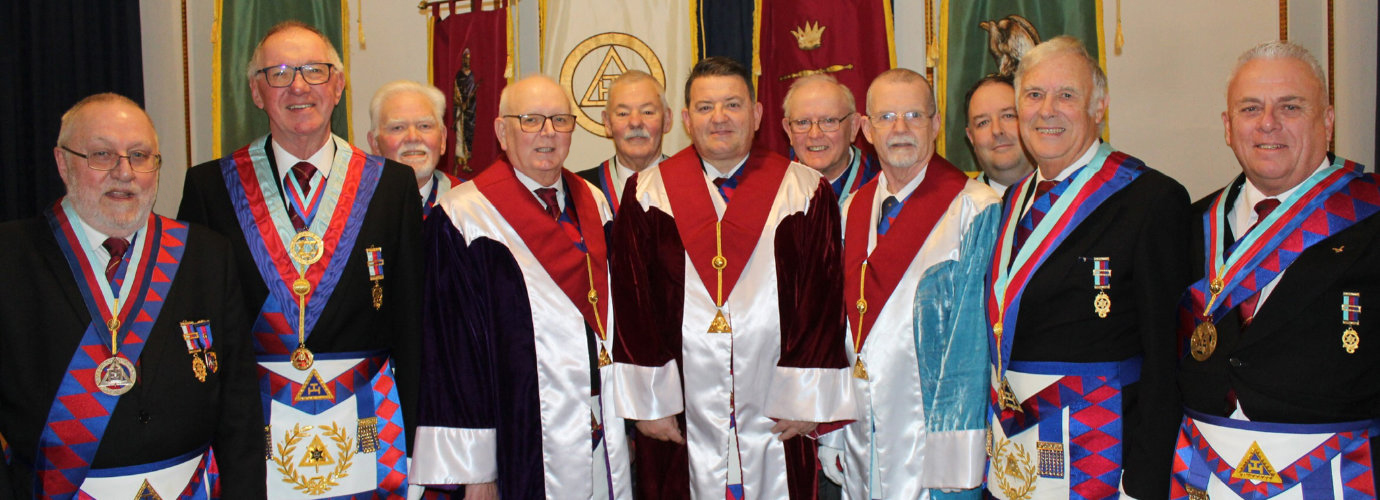 Pictured from left to right, are: Derek Lewthwaite, John Robbie Porter, David Randerson, Kevin Frost, John Pitches, Jason Emsley, Tony Blundell, Tony Murrell, Ben Gorry, Roger Perry and John Topping.