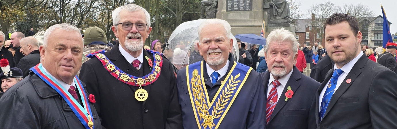Pictured from left to right, are: John Topping, David Barr, David Randerson, Geoff Crosland and Leon Teale.