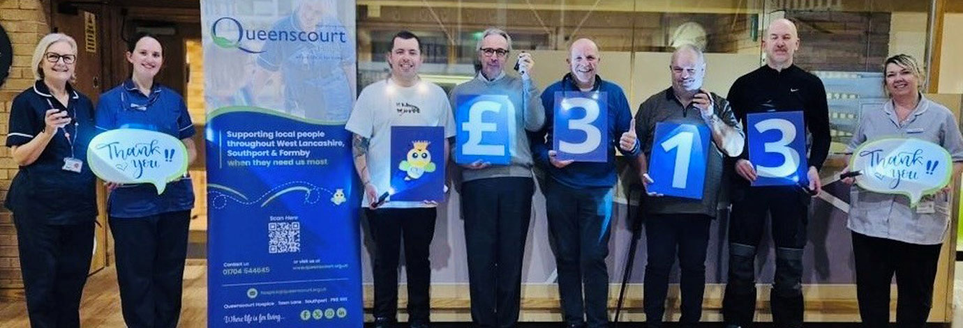 Pictured from left to right, are: Two members of staff, Damon Noone Jnr, Chris Latham, Damon Noone Snr, Andrew Chrysler and Richard Jenkinson.