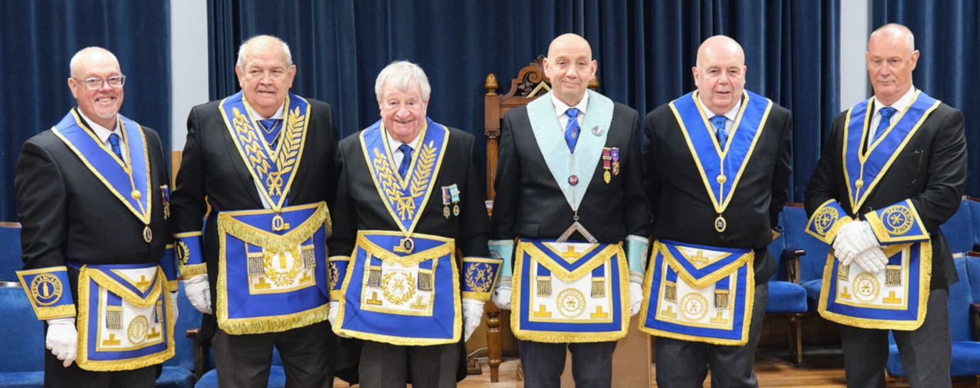 Pictured from left to right, are: Ian Green, Philip Gunning, Len Hart, Andrew Hardman, John Phillips, and Aiden Murphy. Pictured from left to right, are: Ian Green, Philip Gunning, Len Hart, Andrew Hardman, John Phillips, and Aiden Murphy.