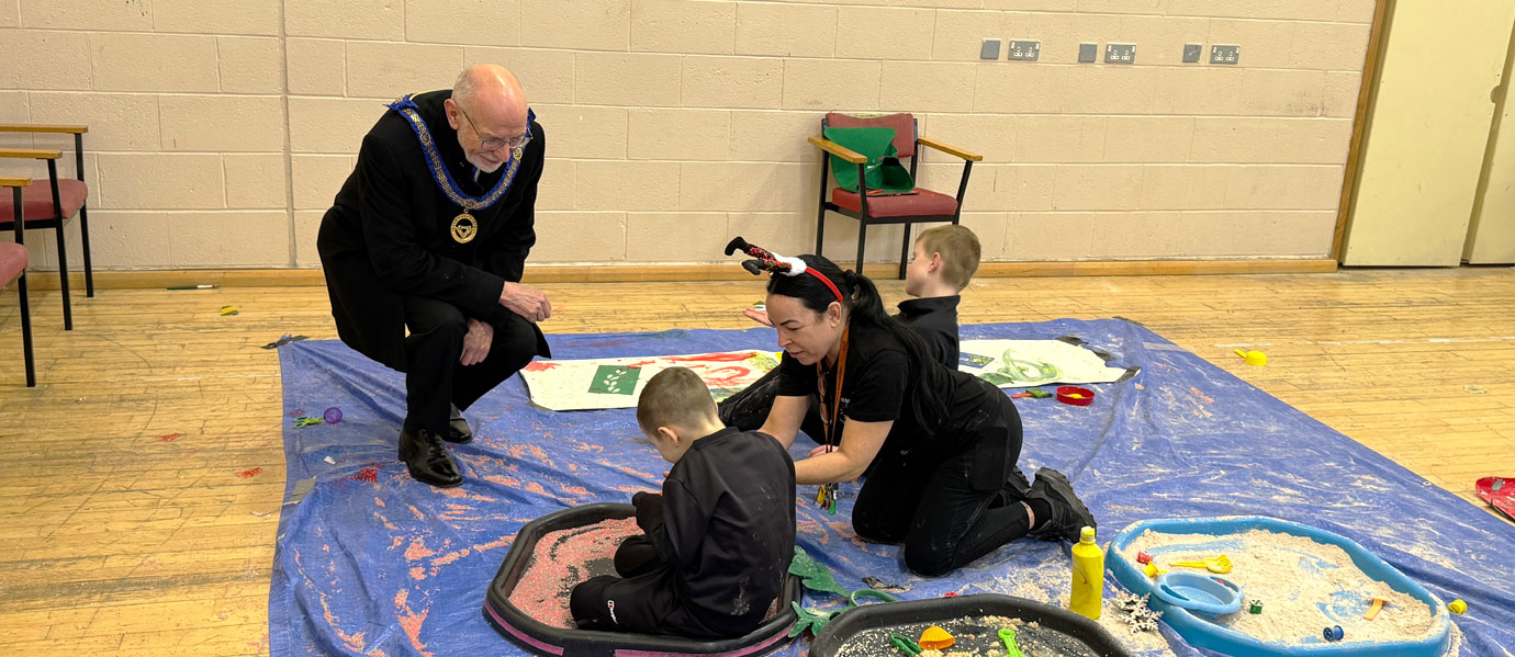 John is about to get messy.