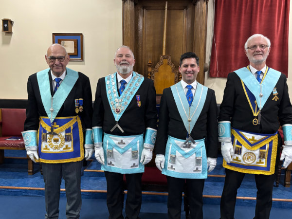 Pictured from left to right, are: Michael Church-Taylor, Adrian Kerslake, Ian Macluskie and Simon Das.