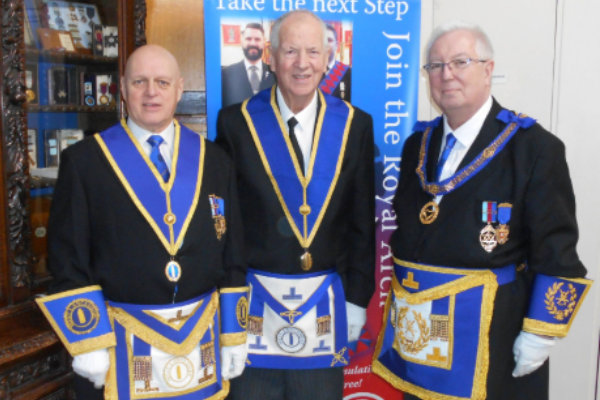 Pictured from left to right, are: David Atkinson, Arthur Merrill and John Murphy.