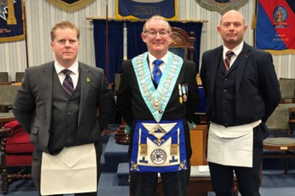 Pictured from left to right, are: Richard Wright, Peter Baldwin and John Slater.