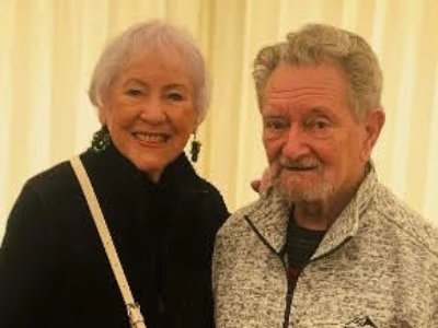 Ken Rouse (right) with Barbra Rouse.