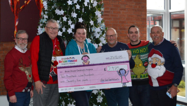 Pictured from left to right, are: Robert Marsden, Jim Gregson, Dee Harvey, John Cross, Adam Turner and Mike Lumby.