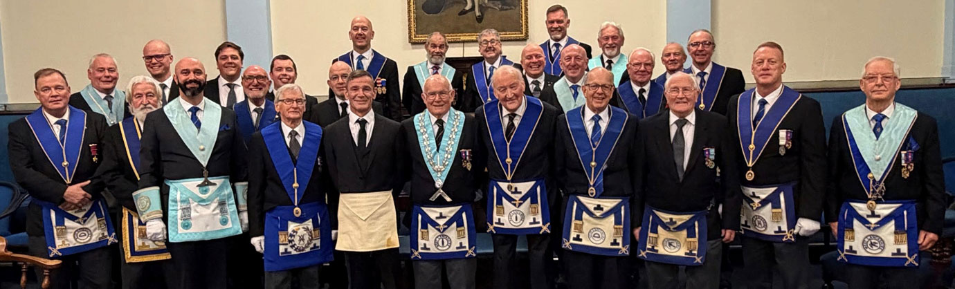 Neil Kilroy surrounded by his new family of brothers.