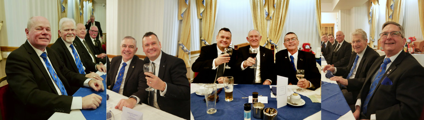 Pictured left from left to right, are Duncan Smith, David Randerson, Harry Cox and James L Jack. Pictured centre left: Stephen Jelly (left) with John Lee. Pictured centre right from left to right, are: John Lee, Allan Albiston and Gordon Major. Pictured right from left to right, are: Gordon Major, Paul Easton, Martin Spencer, Mike Wigham and Len Jolley.