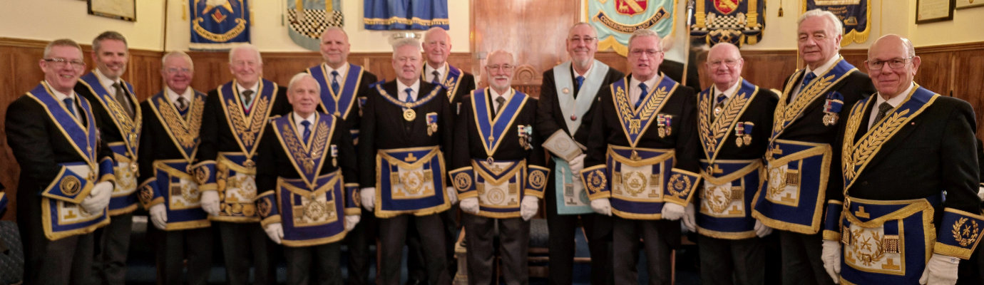 Pictured from left to right, are: Chris Gray, David Edwards, Keith Kemp, Norman Thompson, Alan Jones, Barry Fitzgerald, Peter Schofield, Rowley Saunders, David Smith, Ron Hiseman, Phil Preston, Dave Grainger, Barrie Crossley and Bill Morley.