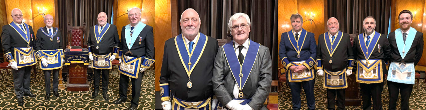 Pictured left from left to right, are: John Reynolds, John James, Stephen Snneck and Alan Morris. Pictured centre: Stephen Senneck (left) and Ray Erskine. Pictured right from left to right, are: Andrew Senneck, Stephen Senneck, Daniel Senneck and Kieran Senneck.