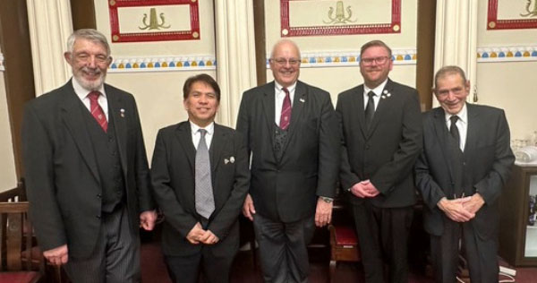 Pictured from left to right, are: John Marsden, Jun Ranario, John Reynolds, Matt Parkinson and Stan Dawkins. Pictured from left to right, are: John Marsden, Jun Ranario, John Reynolds, Matt Parkinson and Stan Dawkins.