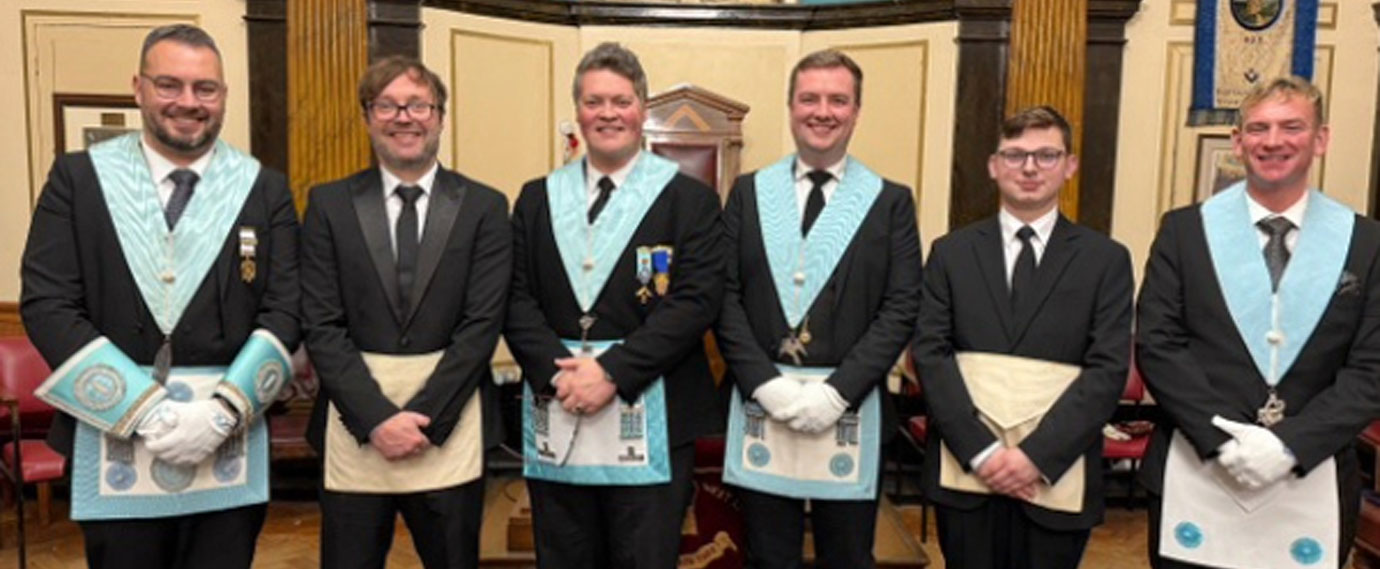 Pictured from left to right, are: Keith Cole, Phil Gaskill, Dave Massam, Louis Clegg, Max Risley and Gavin Roberts.