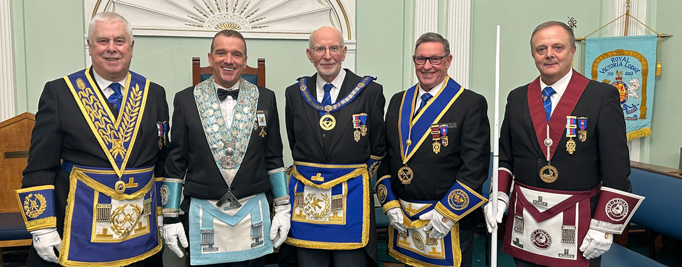 Pictured from left to right, are: David Johnson, Stephen Lee, John James, David Douglas and Colin Higginson