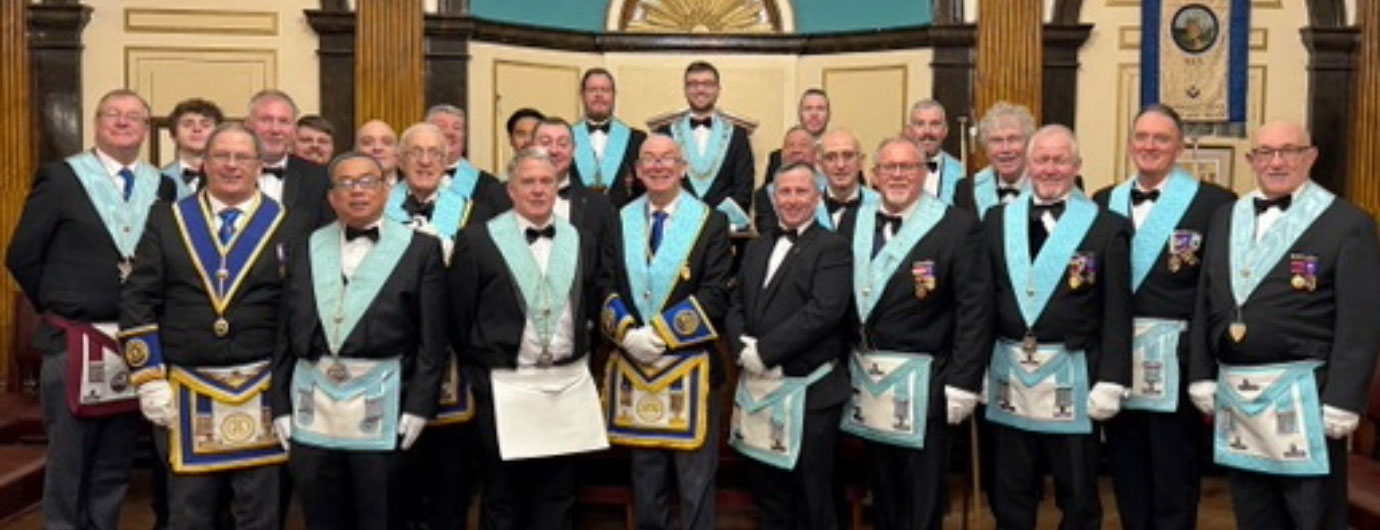 Brethren and guests of Blenheim Lodge
