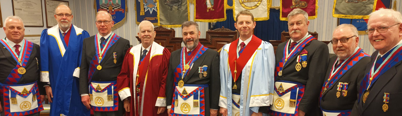 Pictured from left to right, are: John Topping, Grahame Whattam, Richard Anderson, Harry Davidson, Rob Fitzsimmons, Martin Dennison, Dave Boyes, Derek Lewthwaite and Tony Blundell.