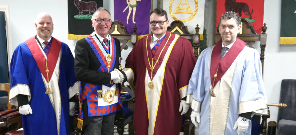 Pictured from left to right, are: Chris Hill, John Porter, Michael Sjollema and Gary Wainwright.