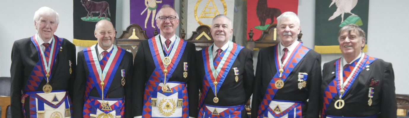 Pictured from left to right, are: Glen Jackson, John Cross, John Porter, Stephen Jelly, John Pitches and Ray Lamb.