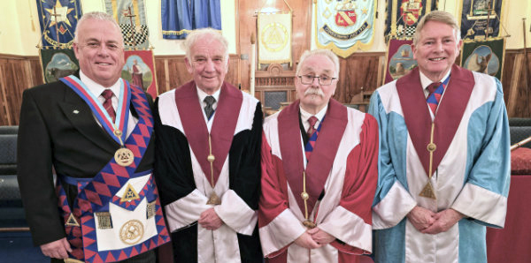 Pictured from left to right, are: John Topping, Mick Lacey, Tony Cassells and Dave Ingham.