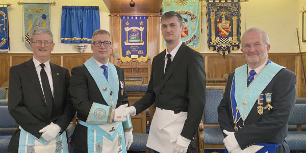 Pictured from left to right, are: Ted Hawksworth, Nick Collinge, Luke Hawksworth and Dennis Laird.