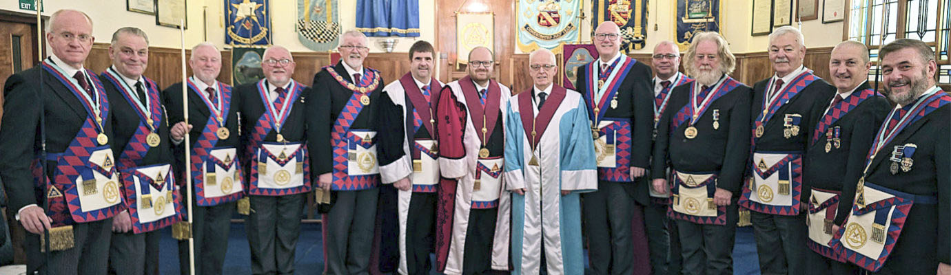 Pictured from left to right, are: Peter Littlehales, Ian Hartley, Les Newlands, Harry Chatfield, David Barr, Gary Gibson, Stephen Renney, Derek Forrest, Gary Rogerson, Gordon Evans, Alastair Davidson, John Pitches, Tony Jackson and Robb Fitzsimmons. 